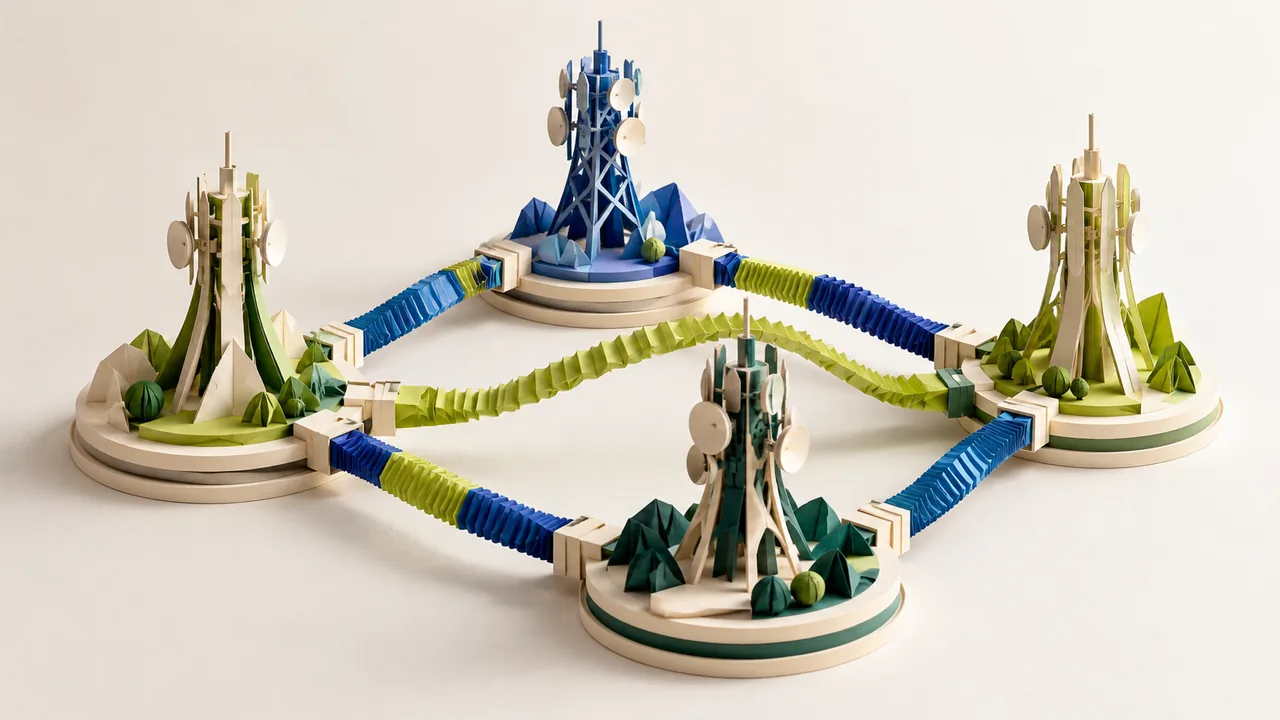 Building Resilient Operator API Connectors for STC, Mobily, Airtel, and Vodacom — paper craft illustration