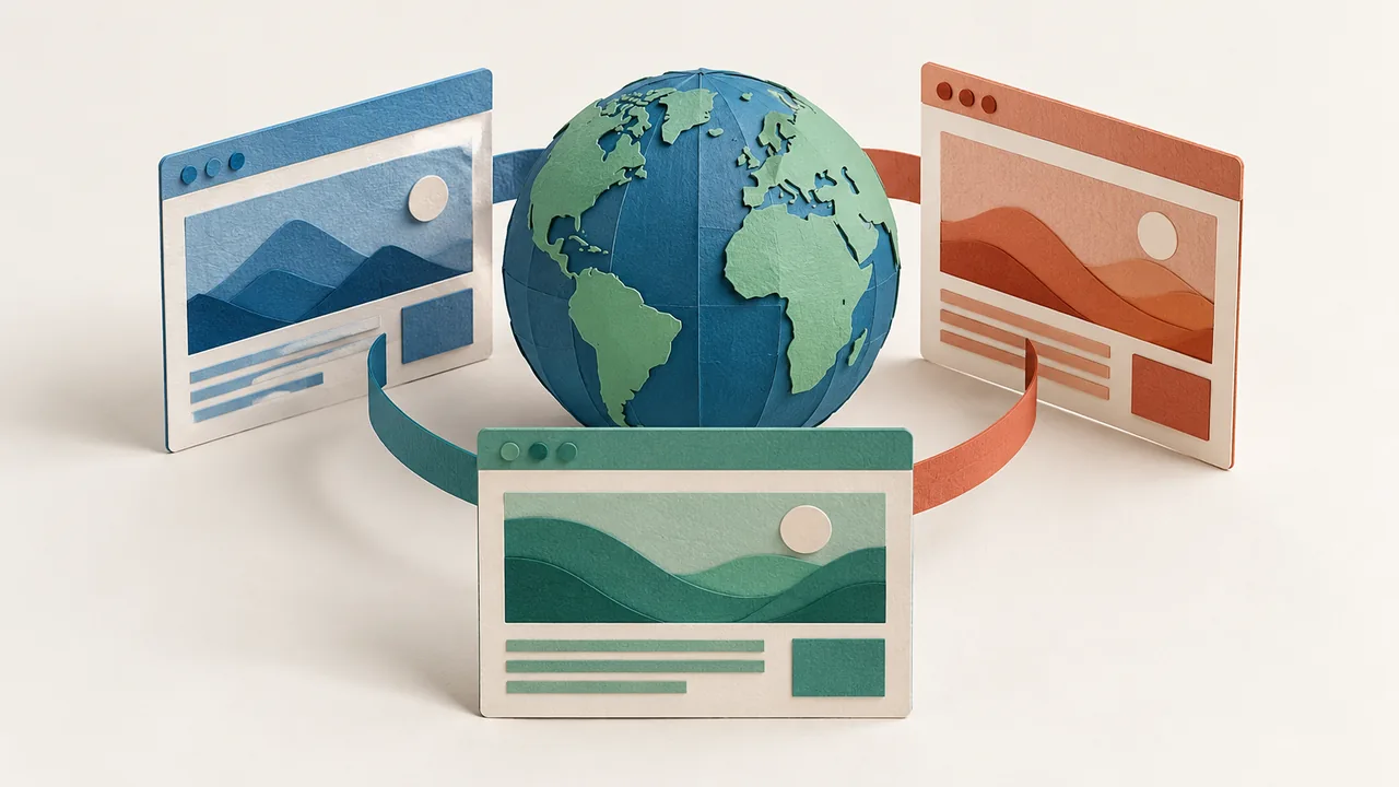 International Multi-Region SEO: Managing Hreflang Tags, Subdomains, and Local CCtlds, paper craft illustration