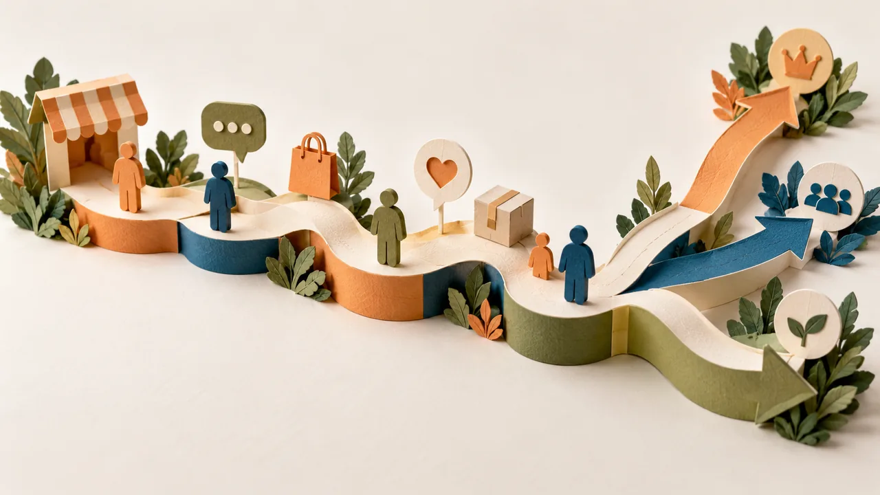 Predictive Customer Lifetime Value (LTV) Modeling using Machine Learning Pipelines — paper craft illustration